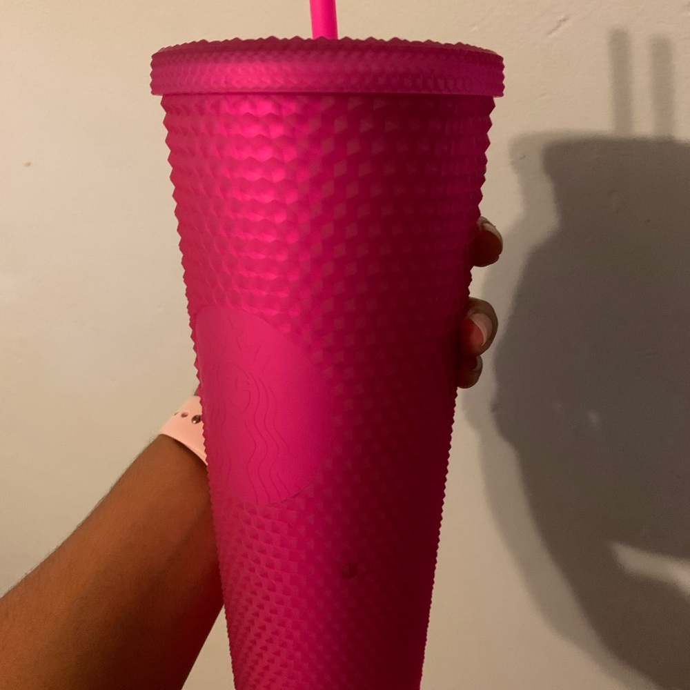 Starbucks new jelly pink studded cups